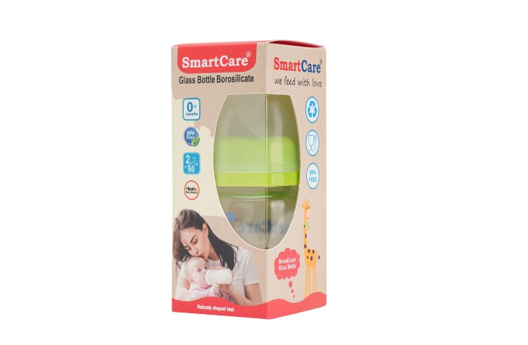 Smart Care Borosilicate Glass Bottle (60 ml) - Image 2