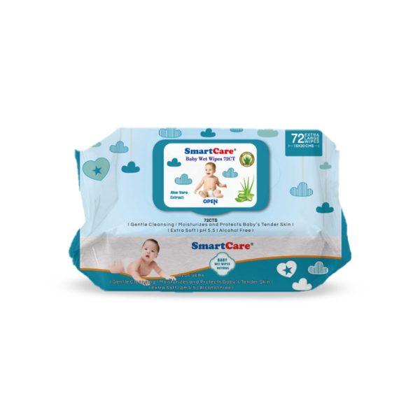 smartcare wet wipes 72pcs