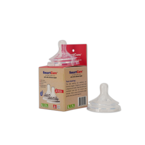 Smart Care Wide neck Silicon Nipple 2pcs - Large