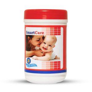 Smart Care Wet Wipes with Tube (120 pcs)
