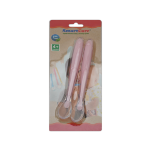 SmartCare - Soft Silicone spoon for baby (pink)